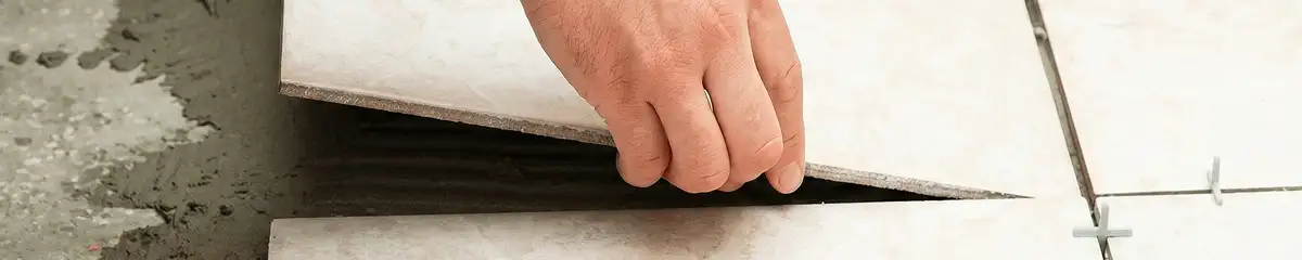 Professional installing ceramic tile floors in Anaheim, CA