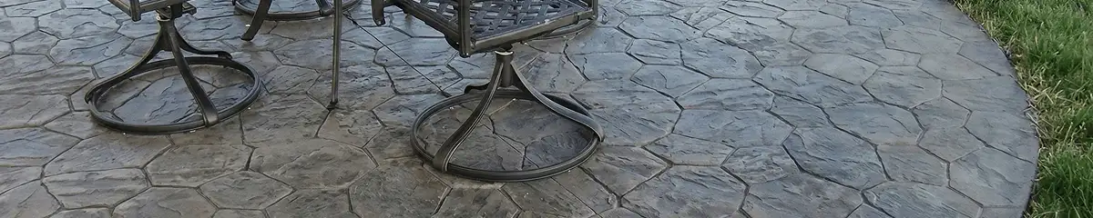 Garden relaxation area with professionally installed stone flooring in Anaheim CA
